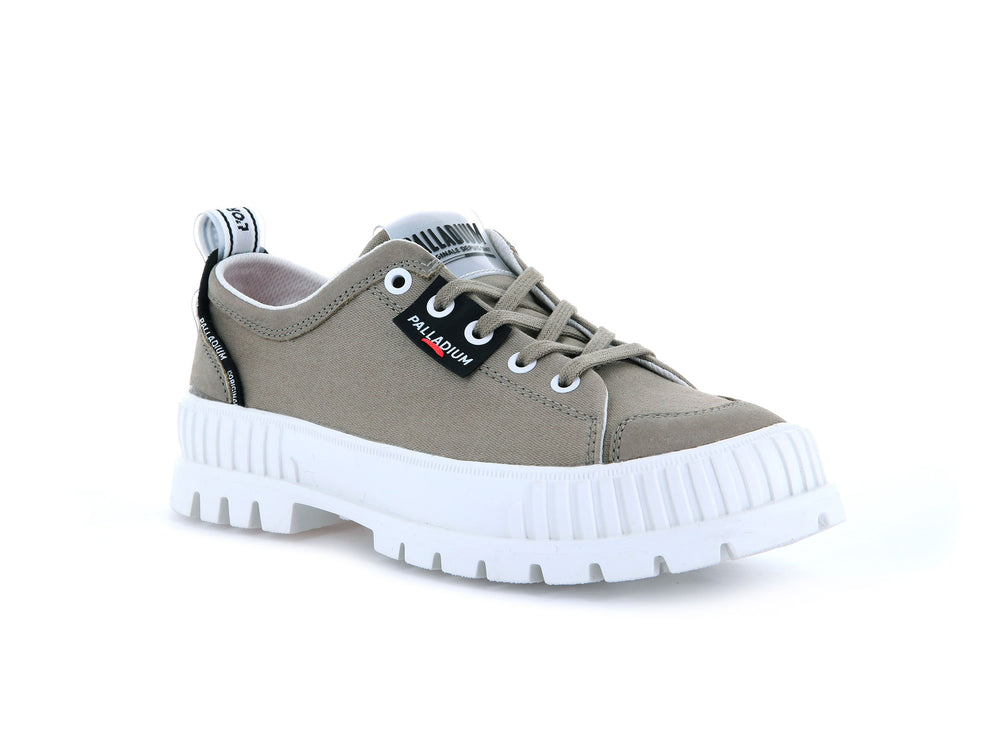 Zapatillas Palladium PALLASHOCK LOW MTP Mujer Dune | Costa Rica-65937